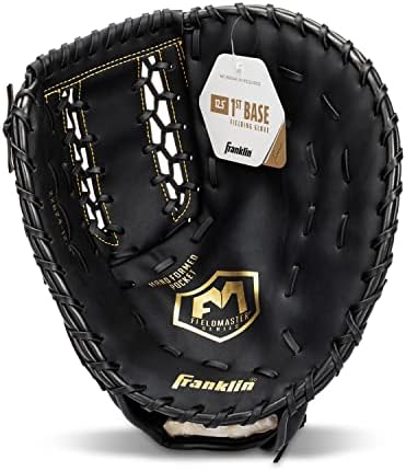 Franklin Sports Baseball + Softball Gloves - Field Master Adult + Youth Baseball + Softball Gloves - Right Hand + Left Hand Gloves - Infield + Outfield Mitts - Multiple Sizes + Colors