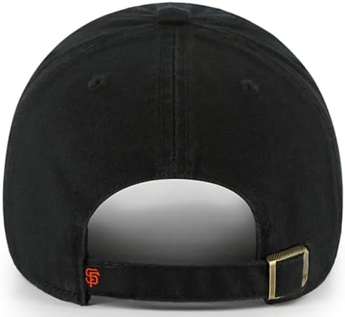 47 Brand MLB Team Color Home Primary Logo Clean Up Adjustable Baseball Cap Hat, Adult One Size Fits All