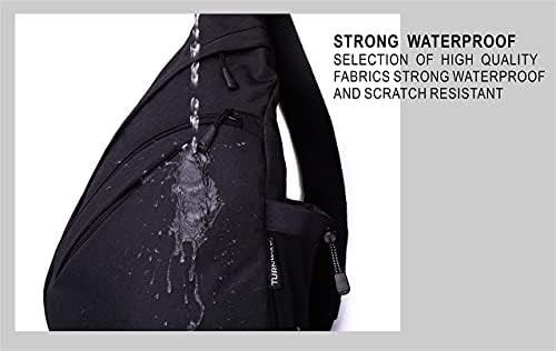 Water-Proof Sling bag/Crossbody Backpack/Shoulder Bag with USB Charging Port for Travel, Hiking, Cycling, Camping
