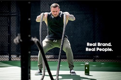 HYDRO CELL Stainless Steel Insulated Water Bottle with Straw - For Cold & Hot Drinks - Metal Vacuum Flask with Screw Cap and Modern Leakproof Sport Thermos for Adults (Army 32oz)