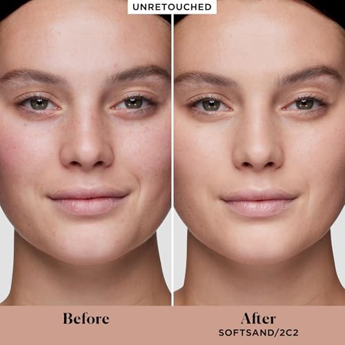Laura Mercier Real Flawless Weightless Perfecting Waterproof Liquid Foundation: Medium-Buildable Coverage, 12 HR Fade-Proof Wear, Natural Finish, Hydrating, Long Lasting, Non-Comedogenic, Soft Sand