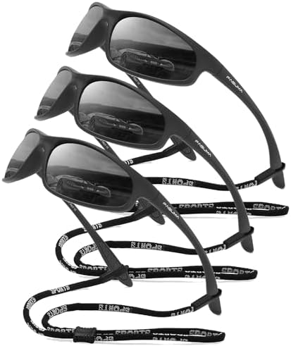 FAGUMA Polarized Sports Sunglasses For Men Cycling Driving Fishing UV400 Protection