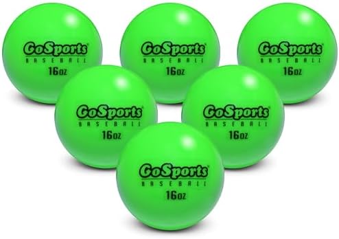 GoSports Weighted Training Balls - Choose Baseball or Softball - Hitting & Pitching Training for All Skill Levels - Improve Power and Mechanics