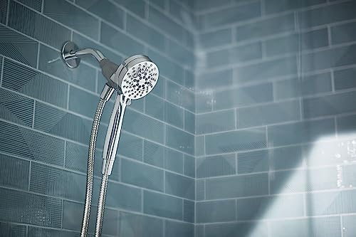 Moen Engage Magnetix Chrome 3.5-Inch Six-Function Detachable Handheld Showerhead with Magnetic Docking System, 26100