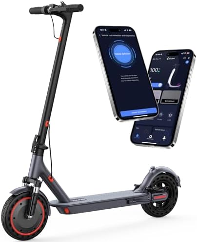 VOLPAM Electric Scooter, 350W/500W, 8.5"/10" Tires, 12/21/28 Miles Range, 16/19/22Mph, Folding E-Scooter with Dual Braking