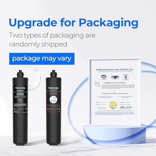 Waterdrop RF15 Replacement Filter Cartridge For 15UA/15UB/15UC Under Sink Water Filter, Reduces PFOA/PFOS, PFAS, Lead, Chlorine, Bad Taste & Odor, NSF/ANSI 42 Certified, 19K Gallons High Capacity