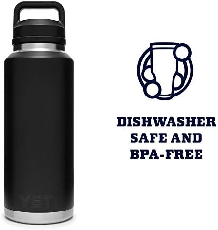 YETI Rambler 46 oz Bottle, Vacuum Insulated, Leakproof, Stainless Steel with Chug Cap