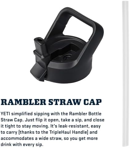 YETI Rambler Bottle Straw Cap, Fits 18/26/36/46/64 oz Bottles
