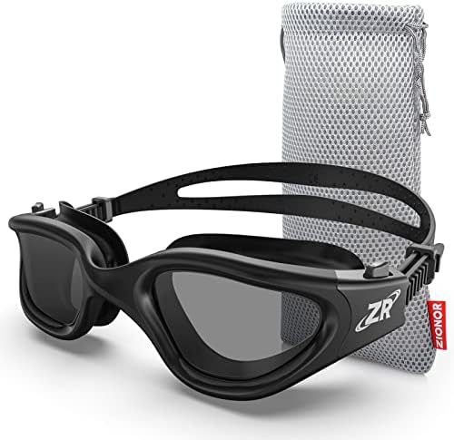 ZIONOR G1 Polarized Swimming Goggles for Unisex Adult Women Anti Fog 100% Anti UV Diving Goggles