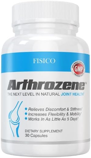 Joint Support Supplement - Promotes Mobility, Flexibility, and Comfort with Hyaluronic Acid, Collagen Type II, and Boswellia - 30 Capsules - Official Fisico Product