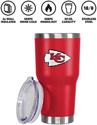 FOCO NFL unisex NFL Team Logo 30oz Insulated Stainless Steel Travel Mug Tumbler
