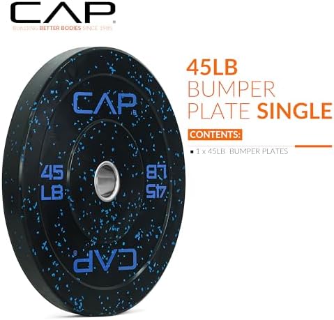 CAP Barbell Rubber Olympic Bumper Plate | Multiple Options/Colors