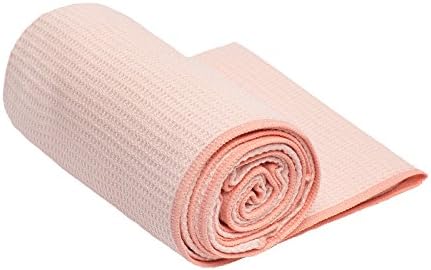 Shandali Hot Yoga Towel - Mat-Sized, Microfiber, Super Absorbent, Anti-Slip, Injury Free, 24" x 72" - Best Bikram Yoga Towel - Exercise, Fitness, Pilates Gear