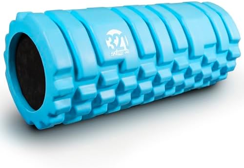 321 STRONG Foam Roller - Medium Density Deep Tissue Massager for Muscle Massage and Myofascial Trigger Point Release, with 4K eBook