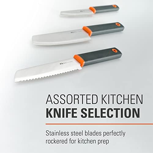 GSI Outdoors, Santoku Knife Set, For Camping, Grey
