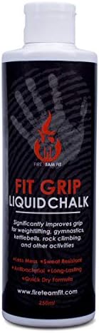 Liquid Chalk for Weight Lifting, Rock Climbing, Cross Training, & Powerlifting, Gym Approved Workout Chalk for Hands & Calluses