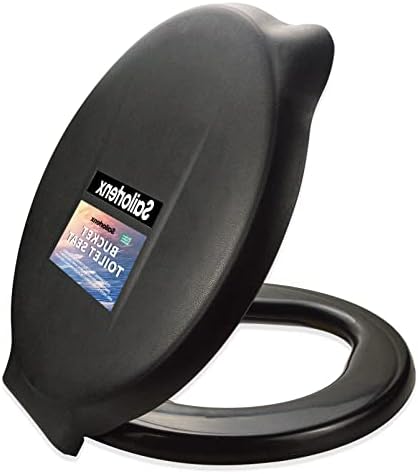 Bucket Toilet Seat with Lid - Portable Toilet for Camping, Outdoor & Boating