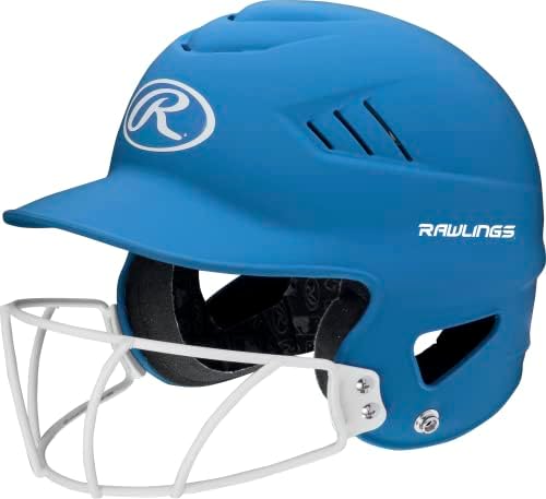 Rawlings | COOLFLO Batting Helmet with Facemask | Fastpitch Softball | One Size fits Most (6 1/2-7 1/2)
