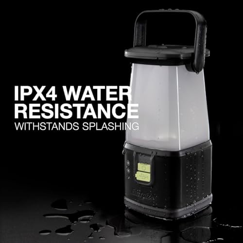 ENERGIZER LED Camping Lantern 360 PRO, IPX4 Water Resistant Tent Light, Ultra Bright Battery Powered Lanterns for Camping, Outdoors, Emergency Power Outage