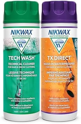 Nikwax Hardshell Cleaning & Waterproofing Duo-Pack