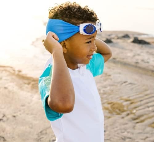 Splash Place SWIM GOGGLES with Fabric Strap - Adult & Kids Swim Goggles - PINKS & PURPLES