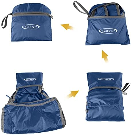 G4Free 20L Lightweight Packable Backpack Travel Hiking Daypack Foldable Backpack for Men Women
