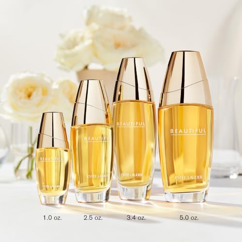 Estée Lauder Beautiful Eau de Parfum Spray with Notes of Rose, Lily, Tuberose & Orange Flower | Women's Perfume, 3.4 Fl Oz