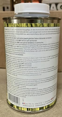 Le Tonkinois Gelomat, matting agent 0.5 L