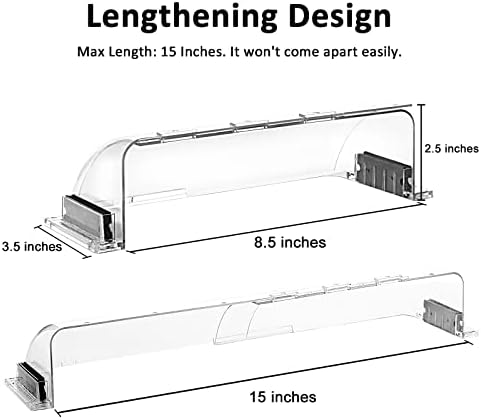6 Pack Magnetic Air Vent Deflector, Adjustable Length