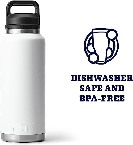 YETI Rambler 46 oz Bottle, Vacuum Insulated, Leakproof, Stainless Steel with Chug Cap