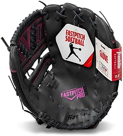 Franklin Sports Girls Softball Glove-Women's Windmill Fastpitch+Slowpitch Softball Glove-Right and Left Hand-Adult