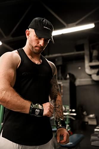 Gymreapers Weightlifting Wrist Wraps (IPF Approved) 18" Professional Quality Wrist Support with Heavy Duty Thumb Loop - Best Wrap for Powerlifting Competition, Strength Training, Bodybuilding