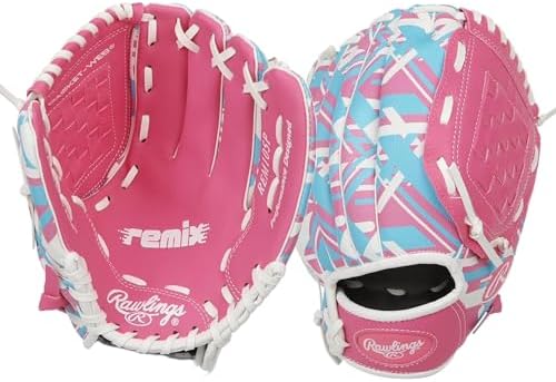 Rawlings | Remix T-Ball & Youth Baseball/Softball Glove | Sizes 9" - 10.5"