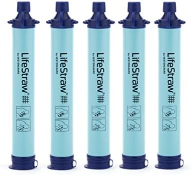 LifeStraw Personal Water Purifier for Hiking, Camping, Travel, and Emergency Preparedness