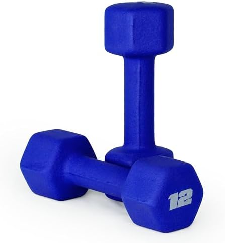 CAP Barbell Neoprene Dumbbell Weights Pairs & Sets | Multiple Colors