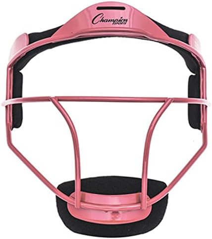 Champion Sports Steel Softball Face Mask - Classic Fielders Masks for Adults - Durable Head Guards - Premium Sports Accessories for Indoors and Outdoors - Multiple Styles