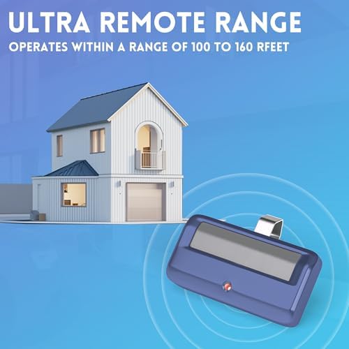 2 for Chamberlain Craftsman Garage Door Opener Remote 891LM 971LM Universal,Blue