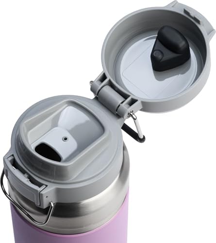 Stanley Quick Flip GO Water Bottle 36 oz | Push Button Lid | Leakproof and Packable for Travel and Sports | Insulated Stainless Steel | BPA-Free | Lilac
