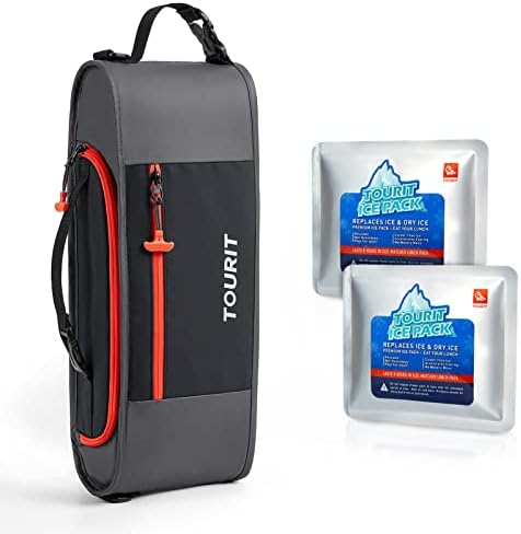 TOURIT Cooler Bag - 6-Can Insulated Sleeve, Small Soft Golf Accessories for Men, Fits Discreetly in Golf Bag