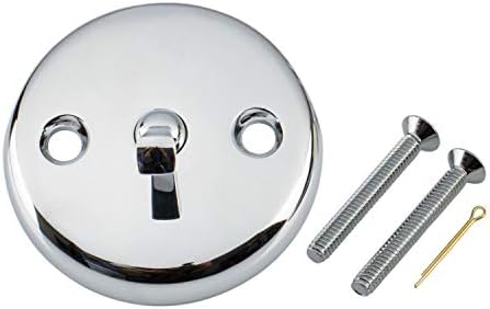 Tub Drain Linkage Assembly with Trip Lever and Strainer Done Cove, Fit for Trip Lever Bath Tub Waste and Overflow Drain by Artiwell