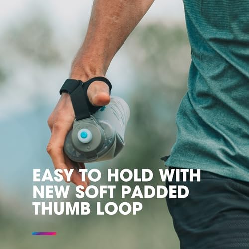 HydraPak SkyFlask Speed - Collapsible Handheld Running Water Bottle (350ml, 500ml, 500ml Insulated) - Adjustable Strap, Lightweight, Spill-Proof Cap