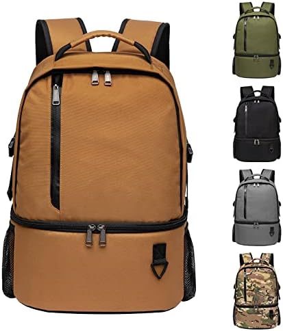 TUGUAN Insulated Cooler Backpack 38/42 Cans Double Deck Leakproof Lightweight Soft Lunch Backpack Small Cooler Bag Beach Picnic