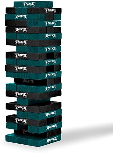NFL Pro Football Tabletop Stackers Block Game by Wild Sports - Perfect Gift for NFL Football Fan, Dorm Game, Rec Room, Tailgate