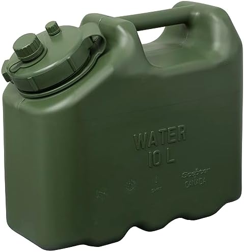 Scepter 2.5 Gallon True Military BPA Free Water Container, Food Grade Water Jug for Camping and Emergency Storage
