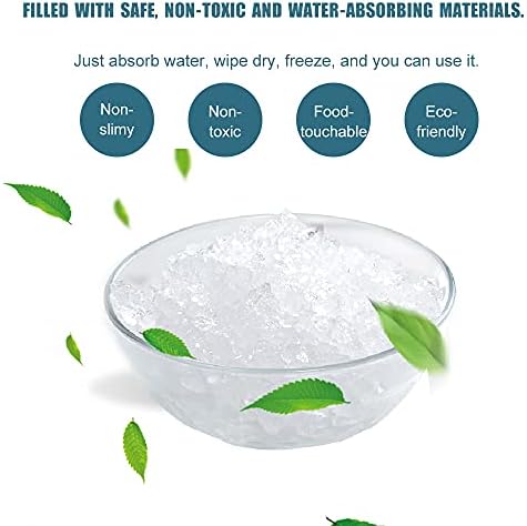 Reusable Dry Ice Packs for Shipping & Storage - Long Lasting Cold Packs for Lunch Box & Coolers - Ideal for Frozen Food & Drinks