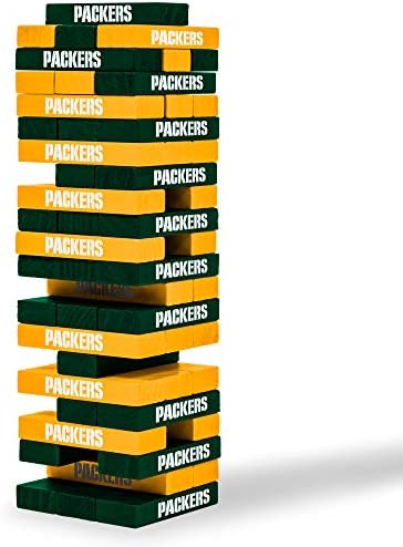NFL Pro Football Tabletop Stackers Block Game by Wild Sports - Perfect Gift for NFL Football Fan, Dorm Game, Rec Room, Tailgate