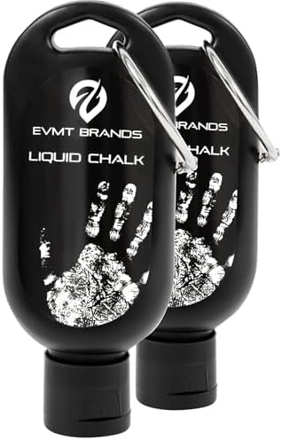 Liquid Chalk, Mess Free Gym Chalk for Weightlifting, Gymnastics, Rock Climbing, Dancing. Sweat Resistant and Long Lasting for Stronger Grip.
