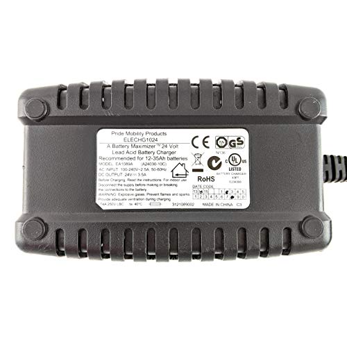 Pride Mobility Charger - Fits Scooter and Power Wheelchairs - 24V 3.5A - A24030-10