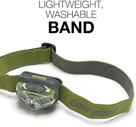 Energizer LED Headlamp Pro260, Rugged IPX4 Water Resistant Head Light, Ultra Bright Headlamps for Running, Camping, Outdoor, Storm Power Outage (Batteries Included)