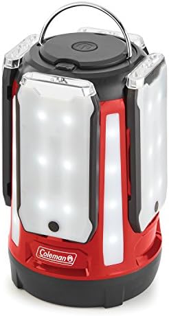 Coleman Multi-Panel LED Lantern: Rechargeable, Water-Resistant, Magnetic Light Panels, Built-In Flashlight, USB Charging Port; Excellent for Camping, Hunting, Emergencies, etc